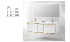 MT-8856 White Bathroom Cabinets for Hotel Decoration