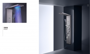 Wall mounted shower room panel MT-5866