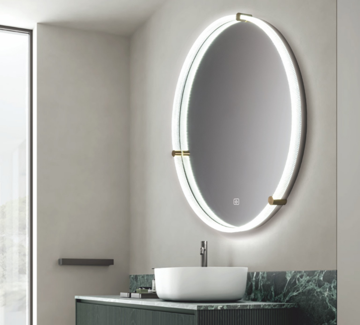 BYM-9101 LED Mirror with glass frame